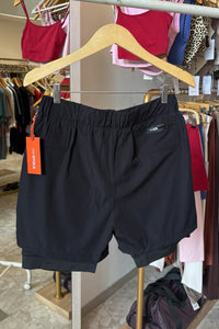 YR Men's Core Short black 2-in-1 Sport Shorts at Yoga Republik Bali Indonesia