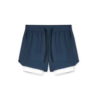 YR Men's Core Short Black 2-in-1 Sport Shorts at Yoga Republik Bali Indonesia