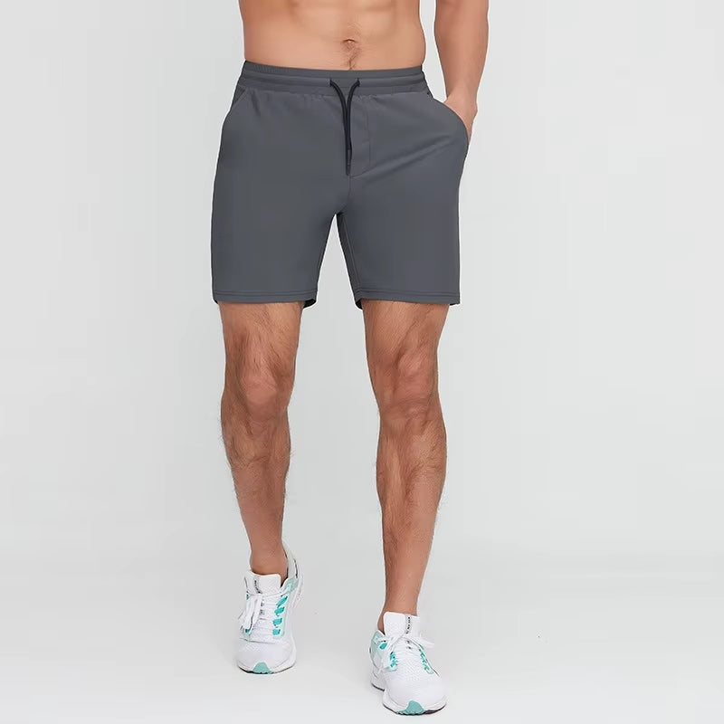 YR Men's Prana Short gray men's yoga shorts at Yoga Republik Bali