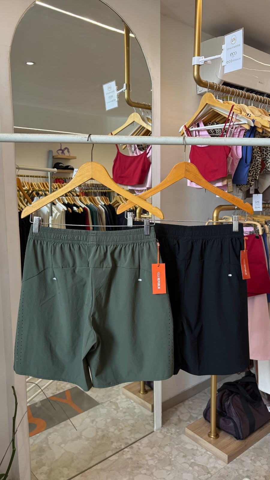 YR Men's Byron Short Breathable gym shorts at Yoga Republik Bali Indonesia