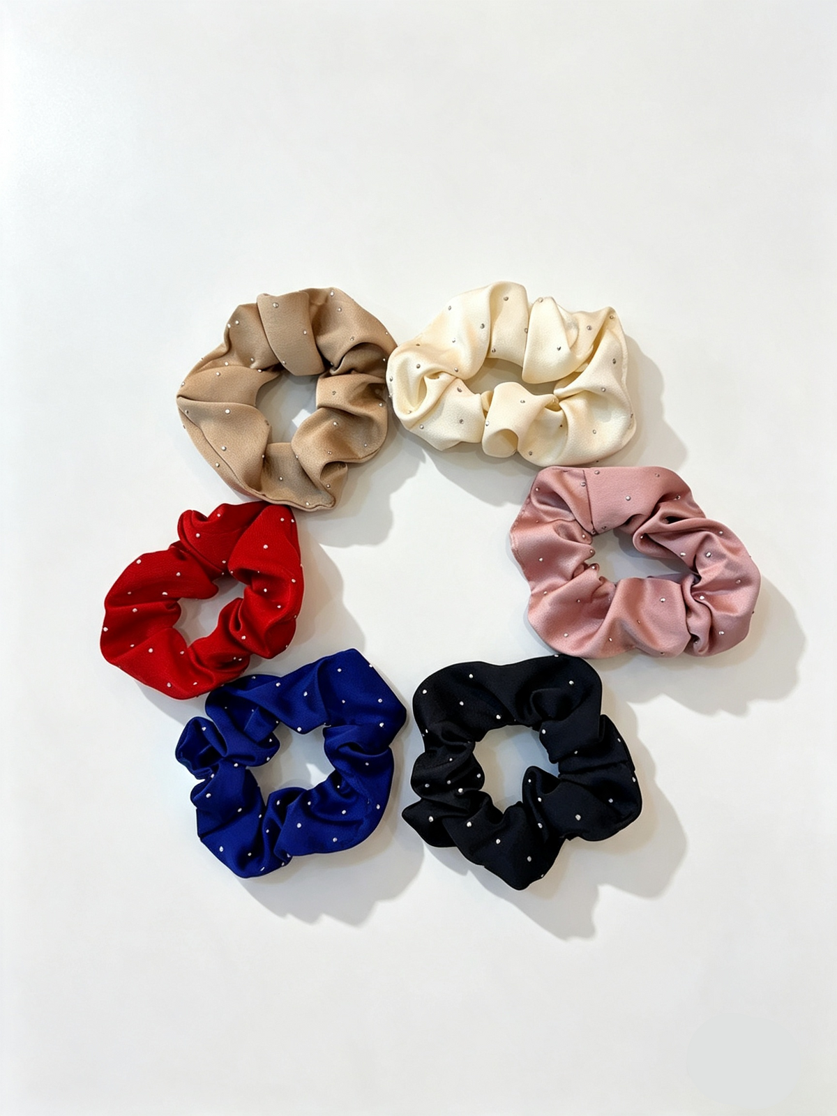 YR Satin Scrunchies Diamond