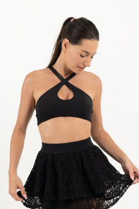 YR Sia Criss Cross Bra black women's activewear at Yoga Republik Bali