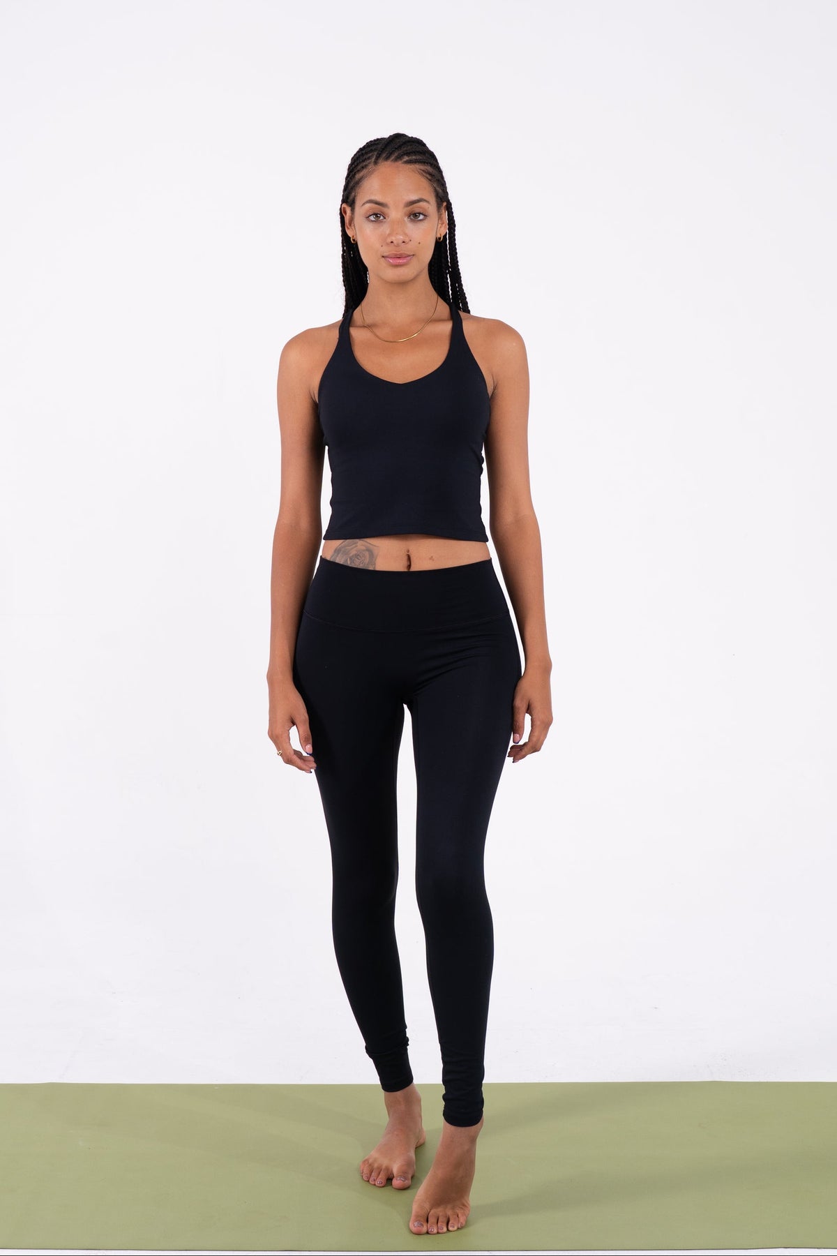 YR Sia Joyce Yoga Set black matching set at Yoga Republik Bali