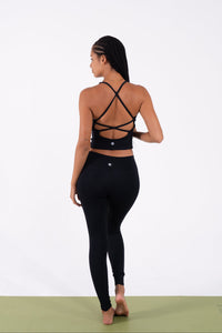 YR Sia Joyce Yoga Set black matching set at Yoga Republik Bali