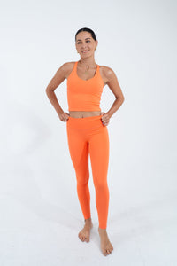 YR Sia Joyce Yoga Set orange matching set at Yoga Republik Bali