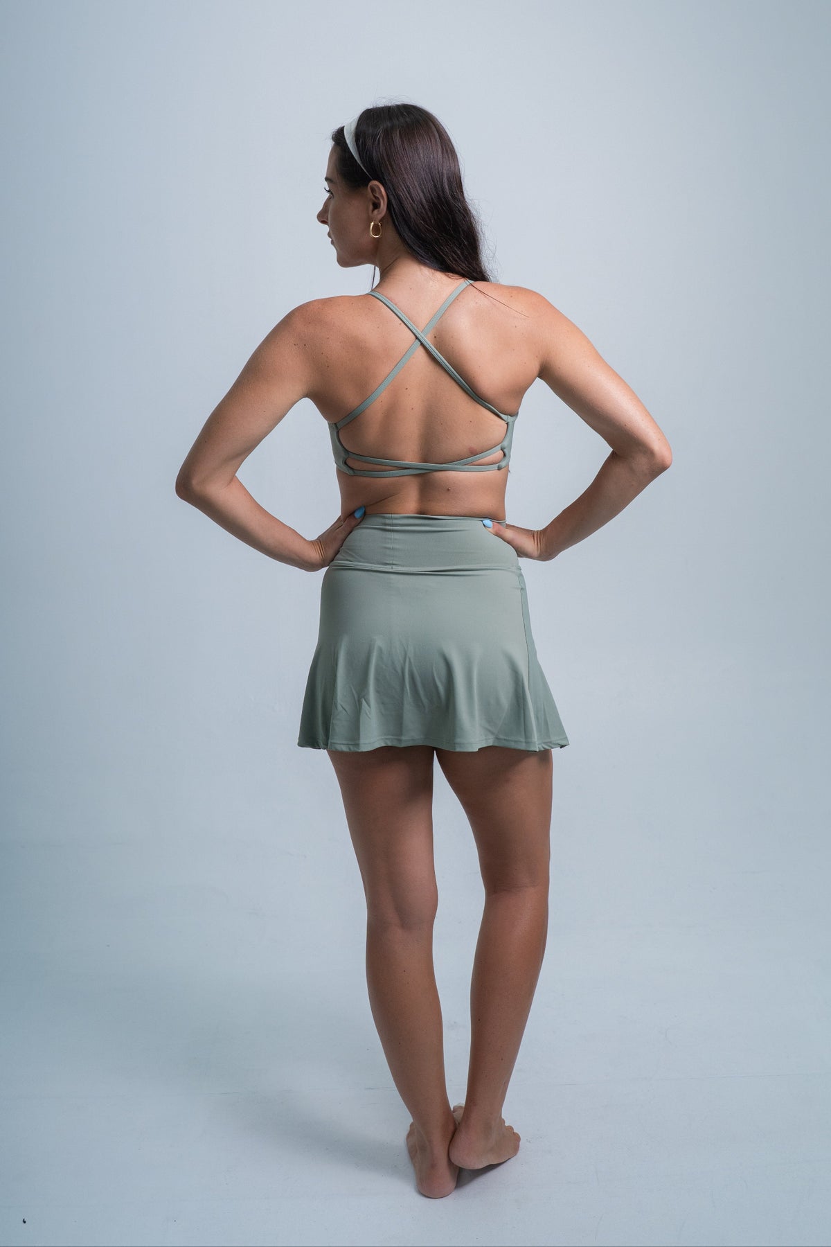 Bodysuit Alo Yoga XS Airlift Barre - Hitam