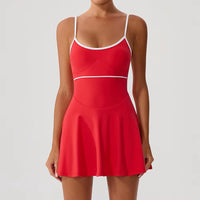 YR Sia Tennis Dress red at Yoga Republik Canggu Bali