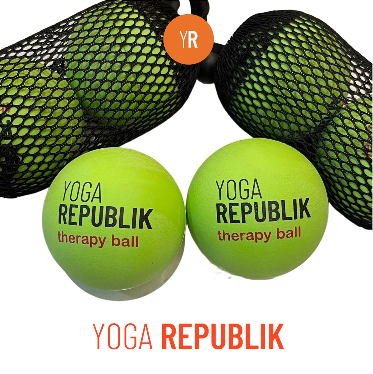 YR Therapy Balls Small, 63mm Green, Muscle relaxation ball at Yoga Republik Bali Indonesia