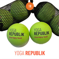 YR Therapy Balls Small, 63mm Green, Muscle relaxation ball at Yoga Republik Bali Indonesia