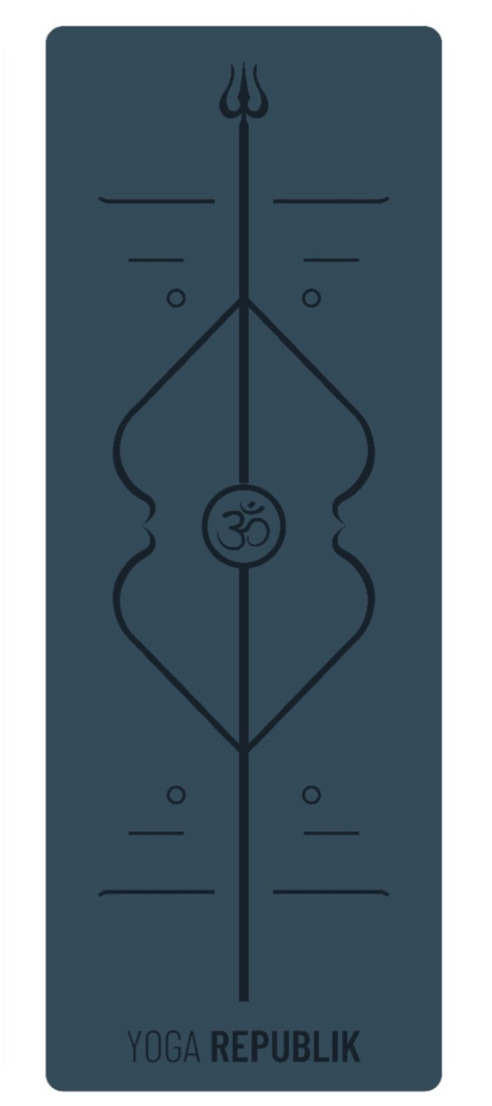 YR Travel Mat 1.5mm PU Rubber - Om Align