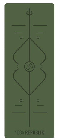 YR Travel Mat 1.5mm PU Rubber - Om Align