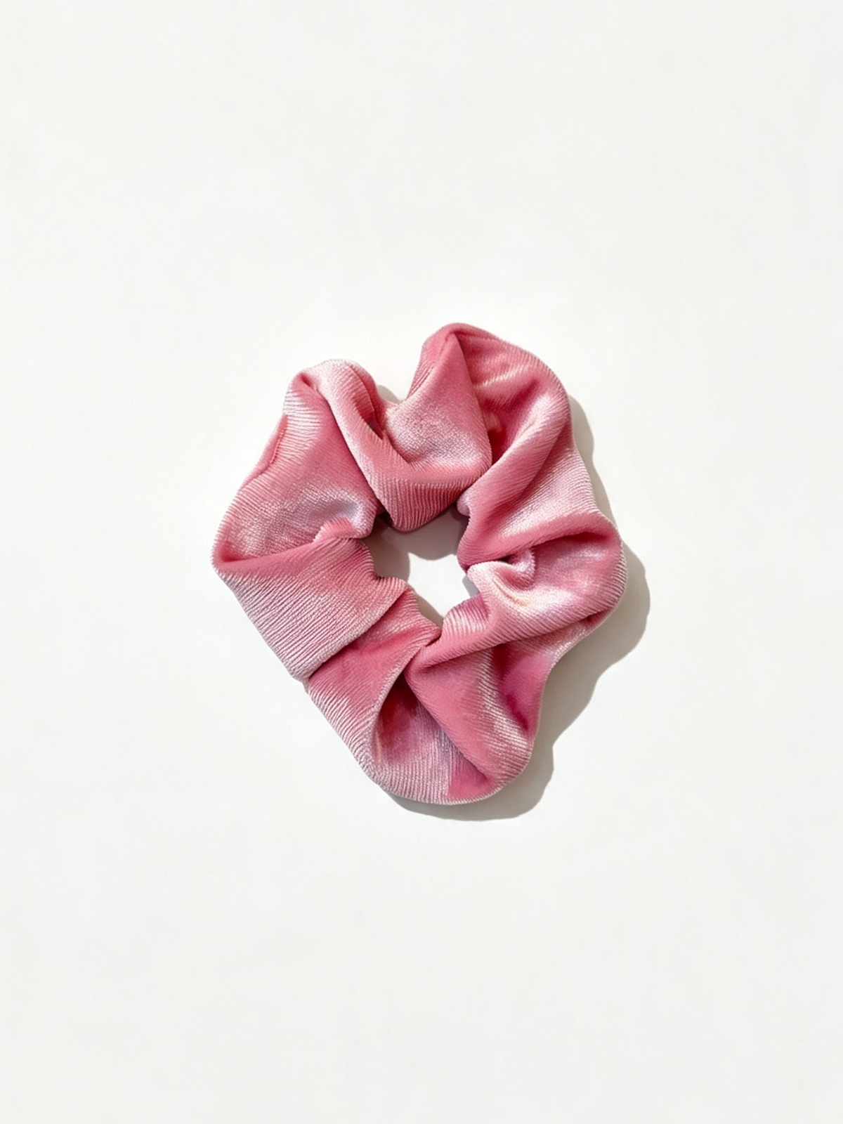 YR Velvet Hair Scrunchies Light Pink fluffy scrunchie yoga & pilatest at Yoga Republik Bali Indonesia