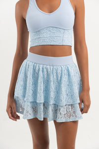 YR Xia Lace One Set - Baby Blue