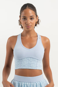 YR Xia Lace One Set - Baby Blue