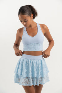 YR Xia Lace One Set - Baby Blue