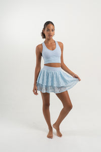 YR Xia Lace One Set - Baby Blue