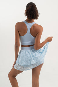 YR Xia Lace One Set - Baby Blue