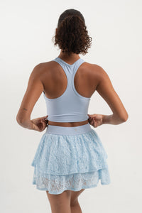 YR Xia Lace One Set - Baby Blue