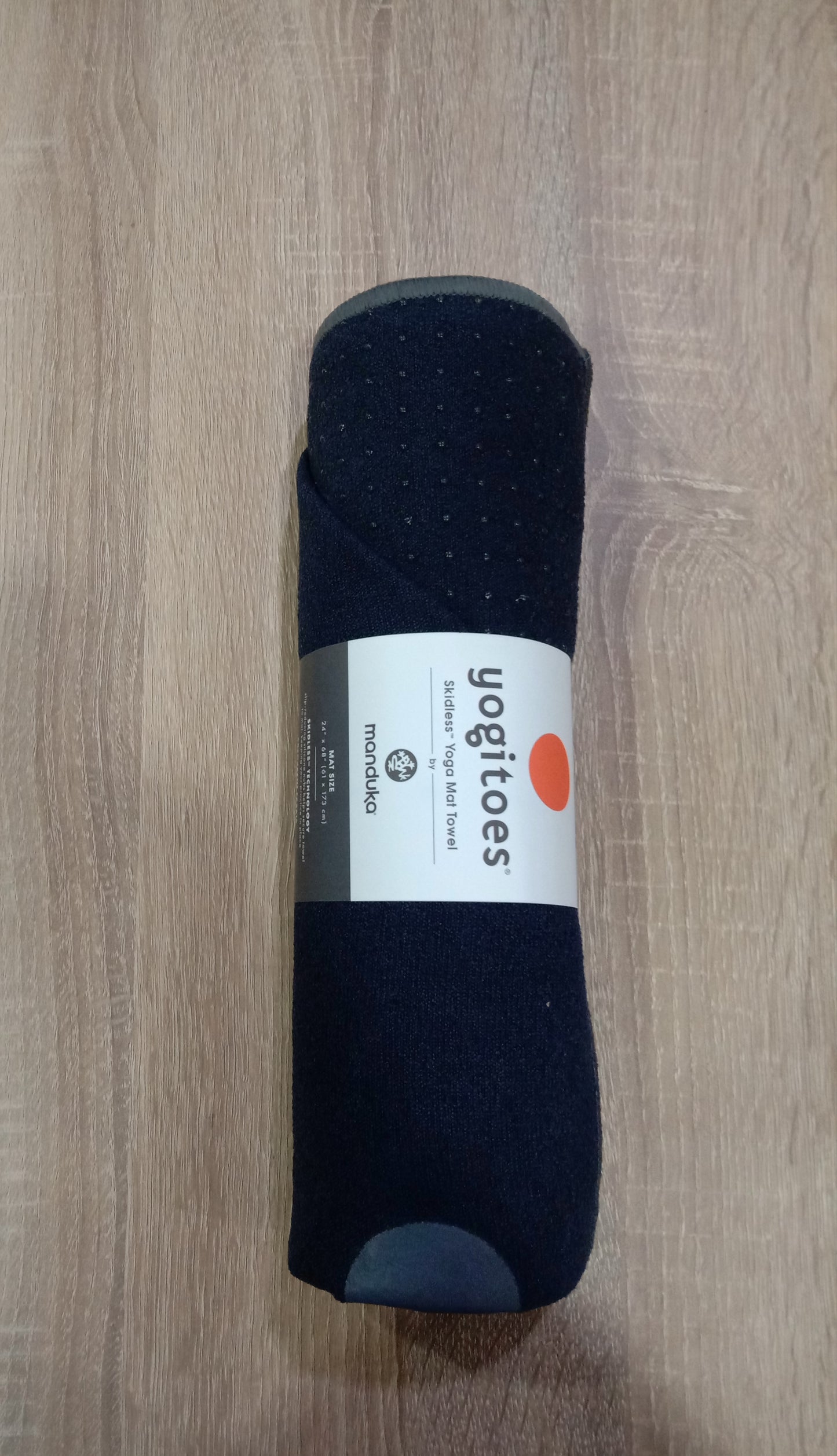 Handuk Matras Yoga Manduka Yogitoes® 71" - Tengah Malam (Biru)