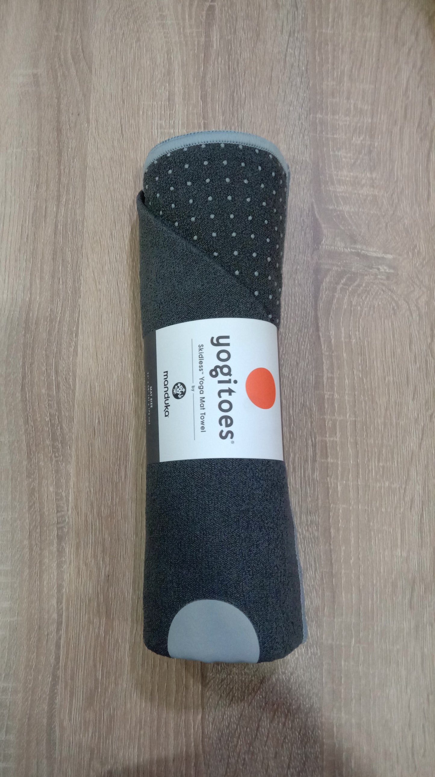 Handuk Matras Yoga Manduka Yogitoes® 71" - Abu-abu