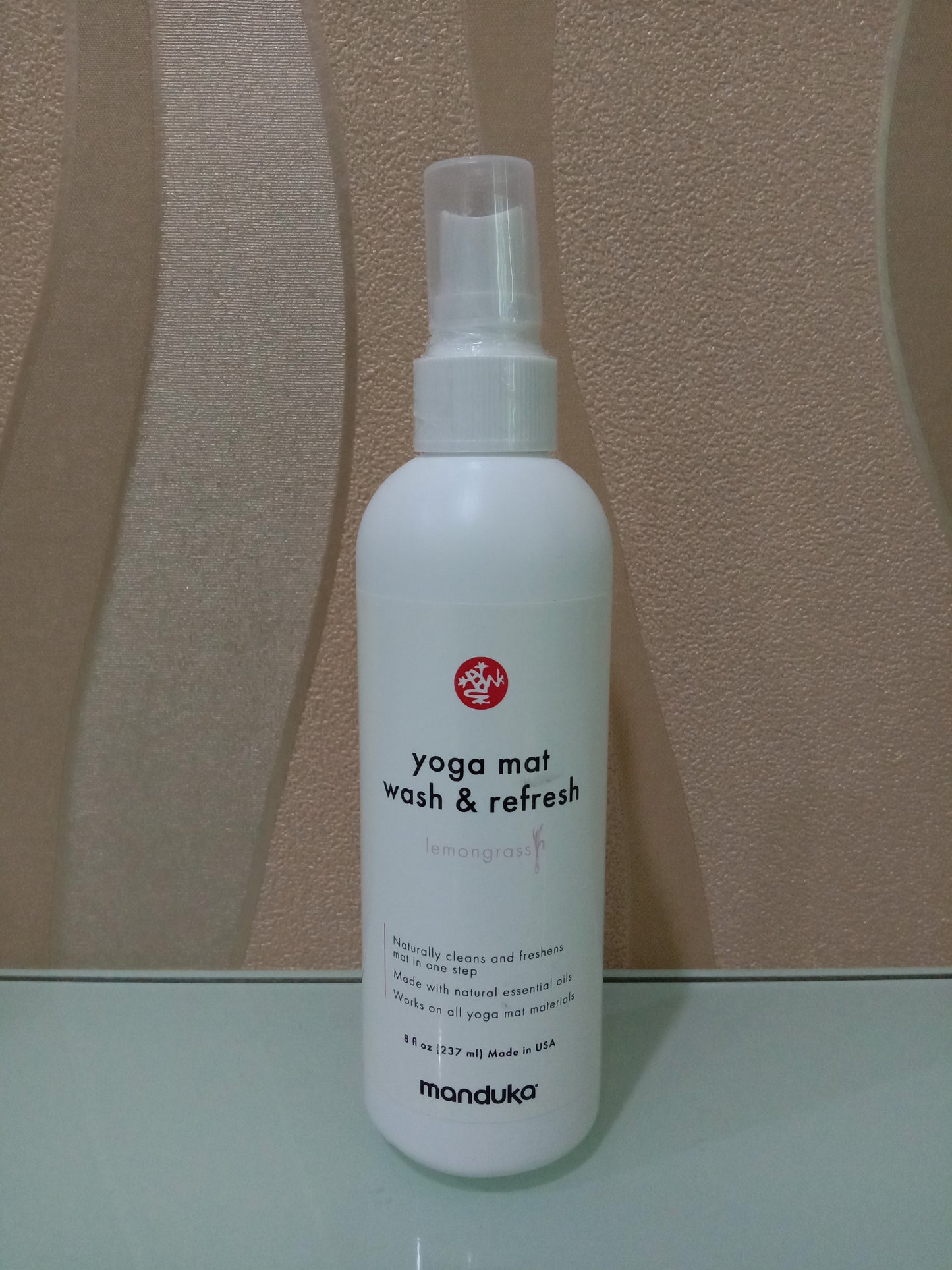 Manduka Yoga Mat Wash And Refresh 8 oz - Lemongrass