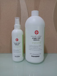 Manduka Natural Rubber Yoga Mat Restore 32 oz - Gingergrass
