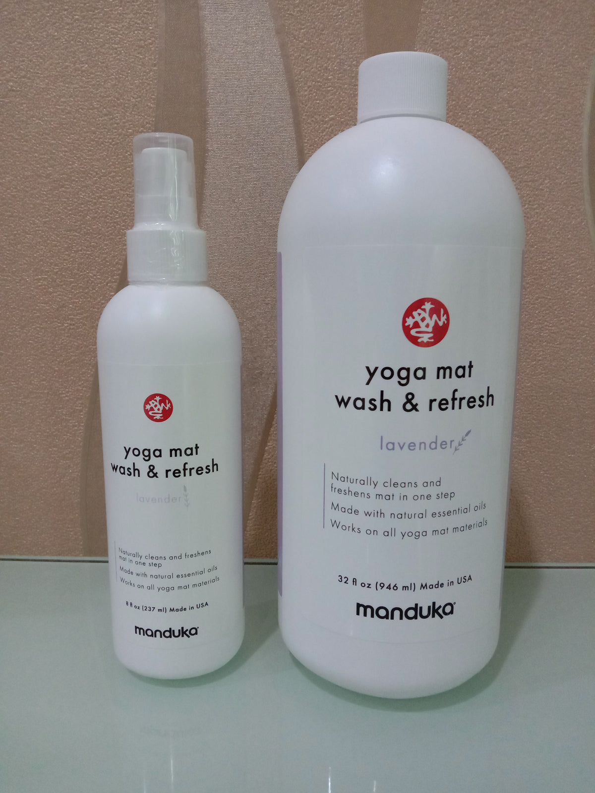 Manduka Yoga Mat Wash And Refresh 32 oz - Lavender
