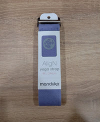 Manduka ALIGN yoga strap lavender at Yoga Republik authorized reseller Canggu Bali