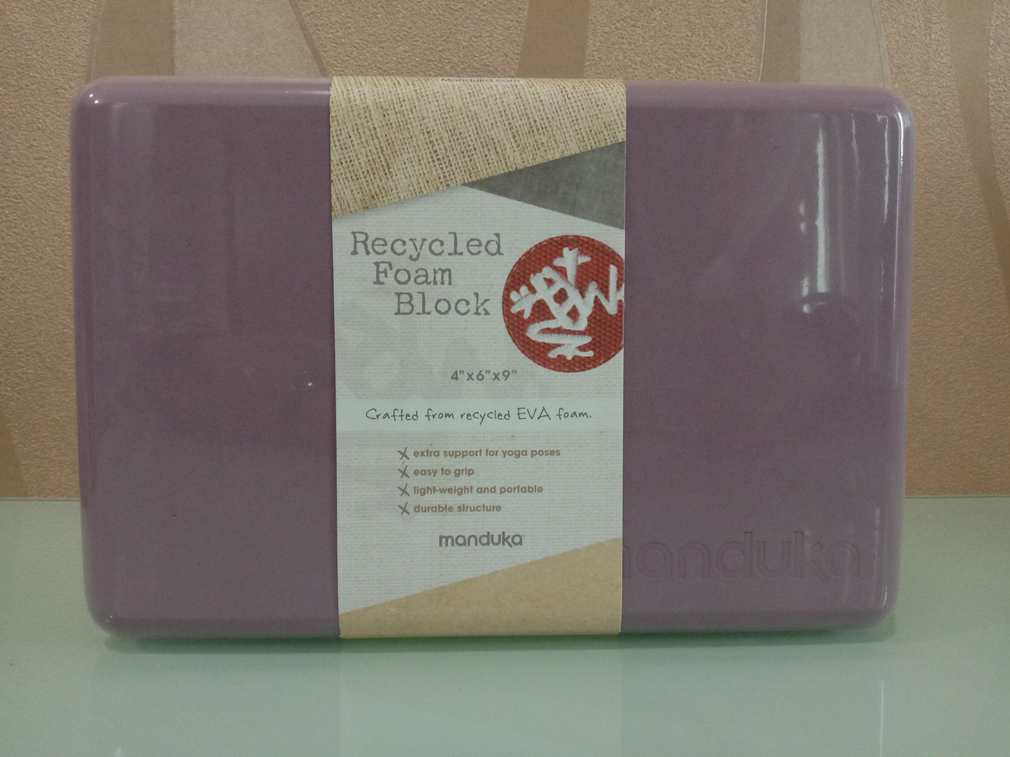 Blok Yoga Busa Daur Ulang Manduka - Elderberry