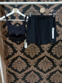Bra Celah Alo Yoga XS - Hitam