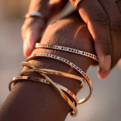 MantraBand Bracelet Silver- Carpe Diem