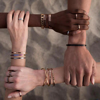 MantraBand Bracelet Yellow Gold - Inhale Exhale