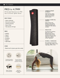 Manduka Prolite 71" Yoga Mat 4.7mm - Manduka (Ungu)