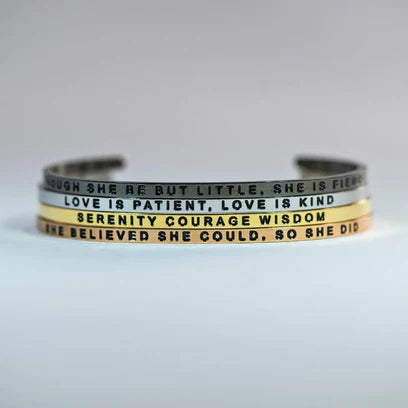 MantraBand Bracelet Silver - Forever Family