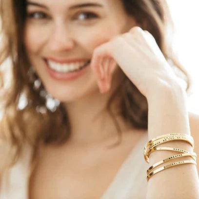 MantraBand Bracelet Yellow Gold - Forever Family