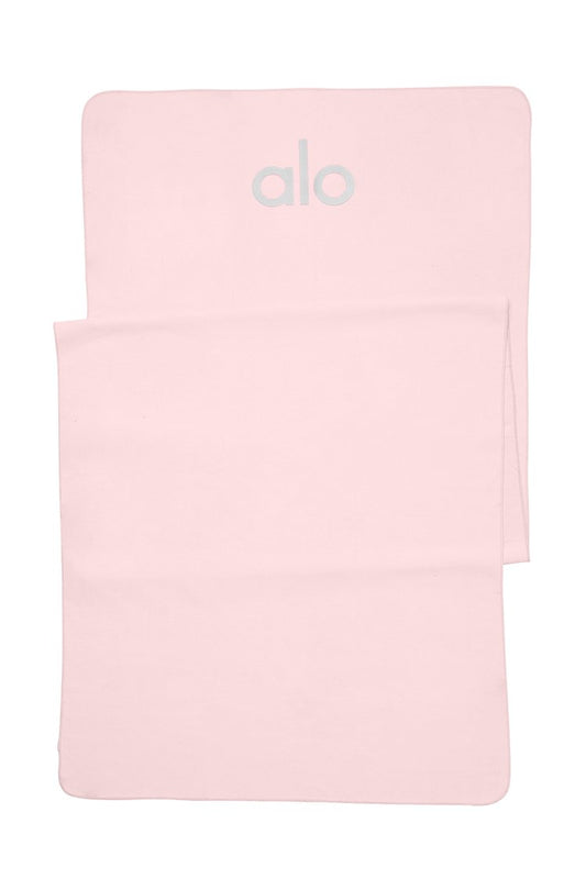 Alo Yoga Grounded Non-Slip Mat Towel - Powder Pink