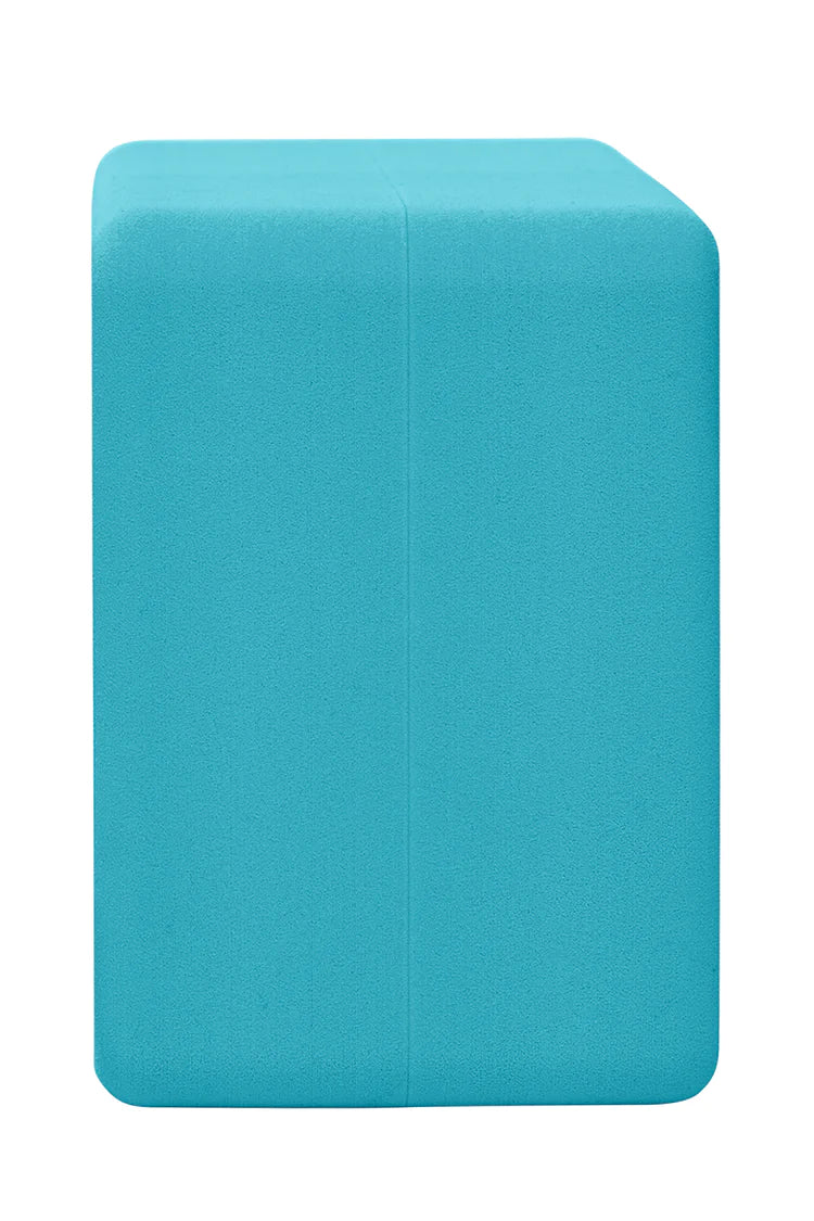 Alo Yoga Uplifting Yoga Block - Bright Aqua/Silver