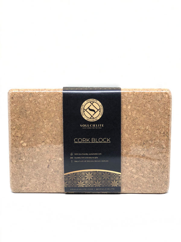 Soulcielite Cork Yoga Block