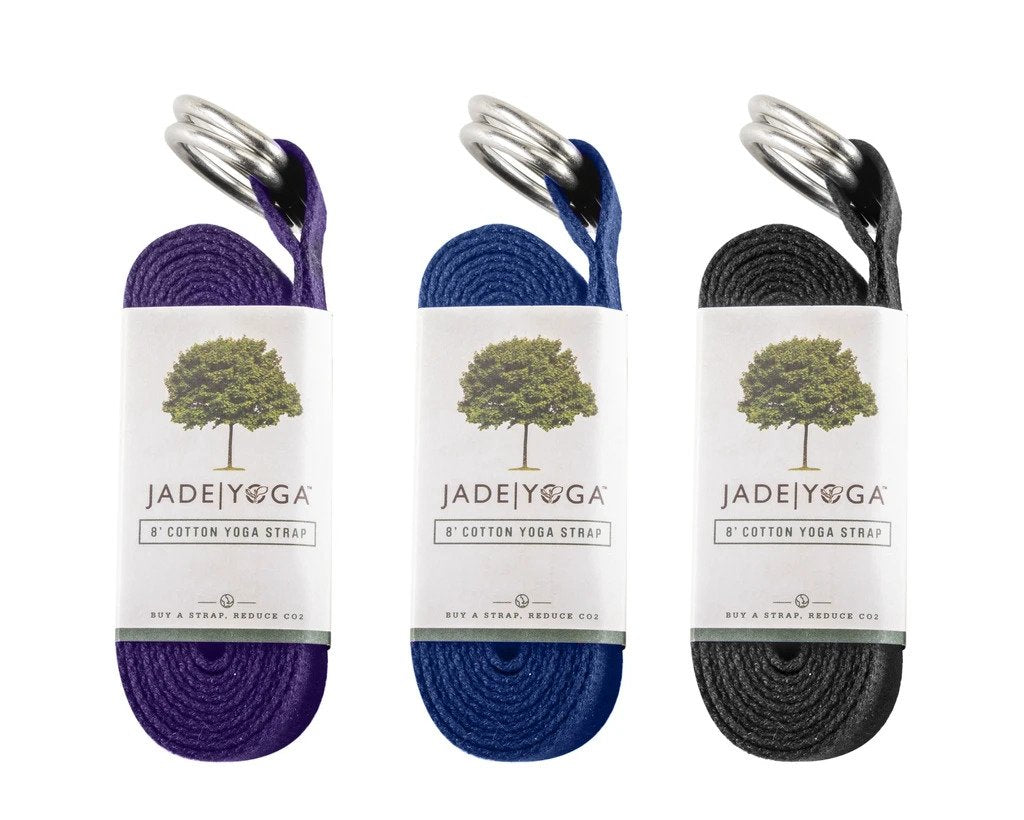 Jade Yoga Strap 8 Feet - Blue