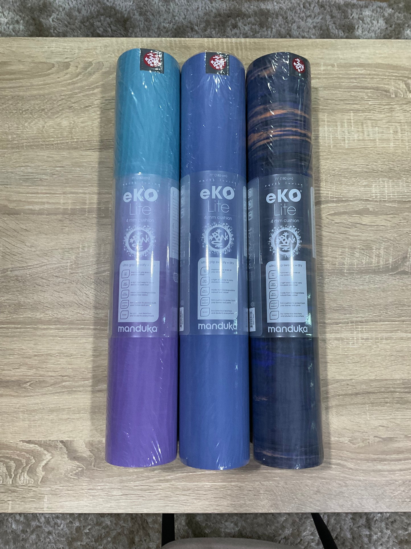 Manduka Eko® Lite 71'' Yoga Mat 4mm - Warna Biru