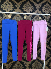 Spiritual Gangster SMALL Sg Varsity Essential High-Waist Legging - Bluebell