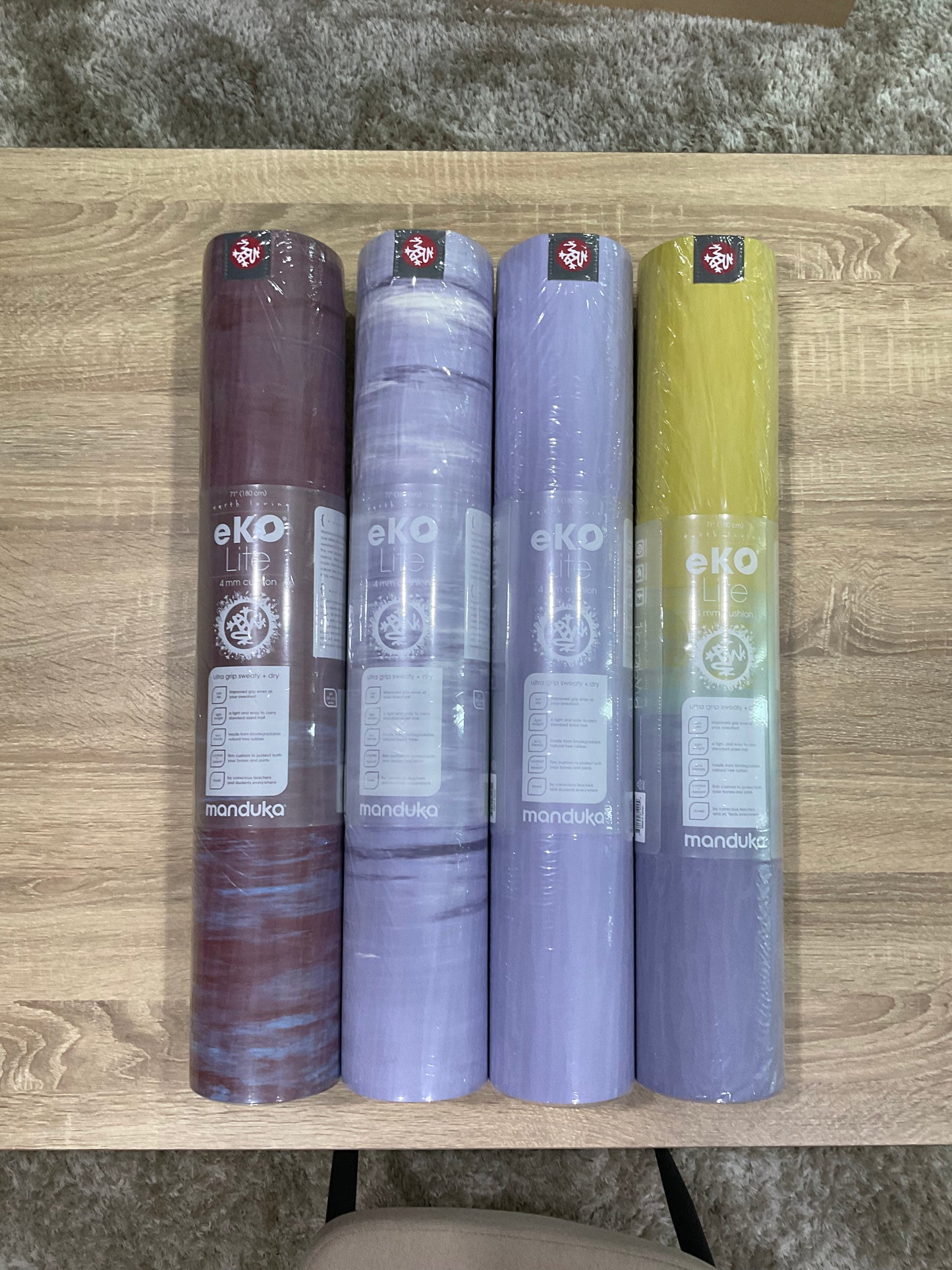 Manduka Eko® Lite Yoga Mat 4mm - Garis Bambu