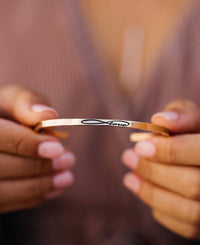 MantraBand Bracelet Yellow Gold - Infinite Love