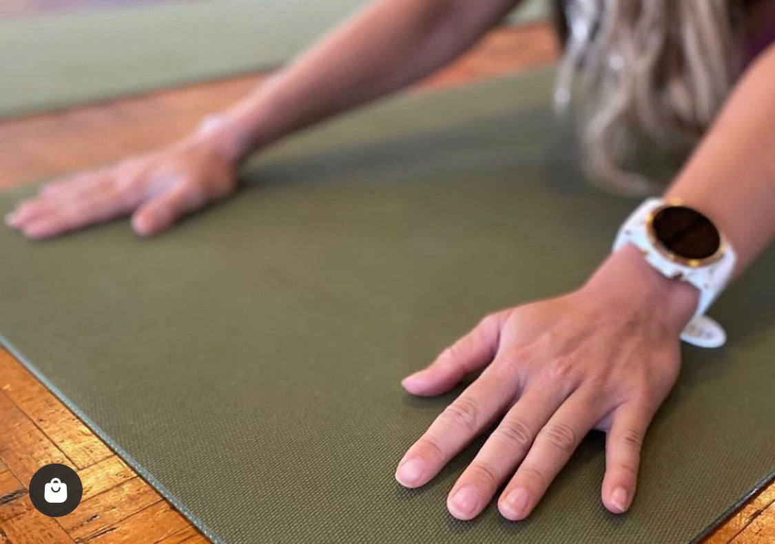 Jade Harmony 74'' Yoga Mat - Olive Green