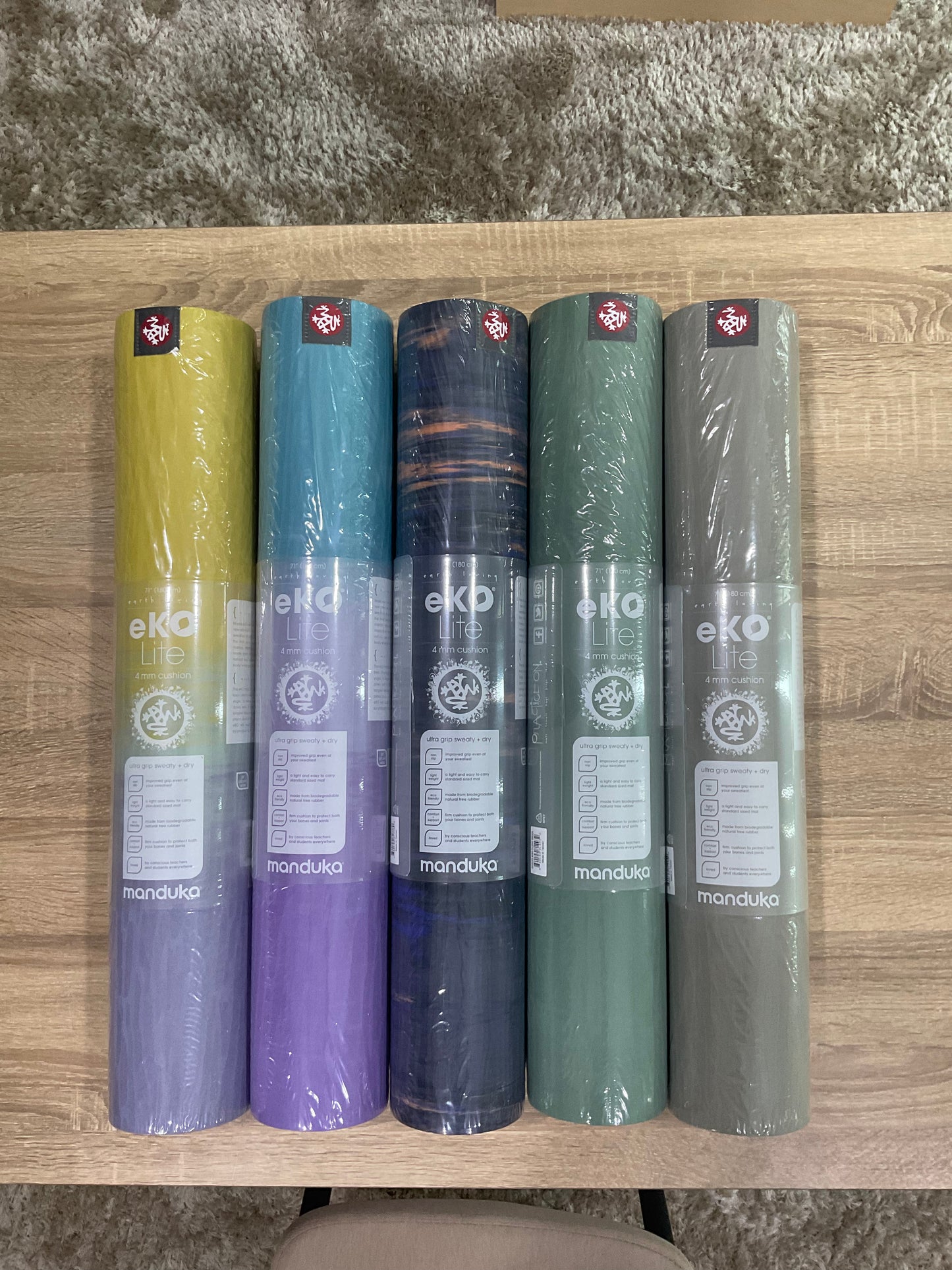 Manduka Eko® Lite 71'' Yoga Mat 4mm - Rock