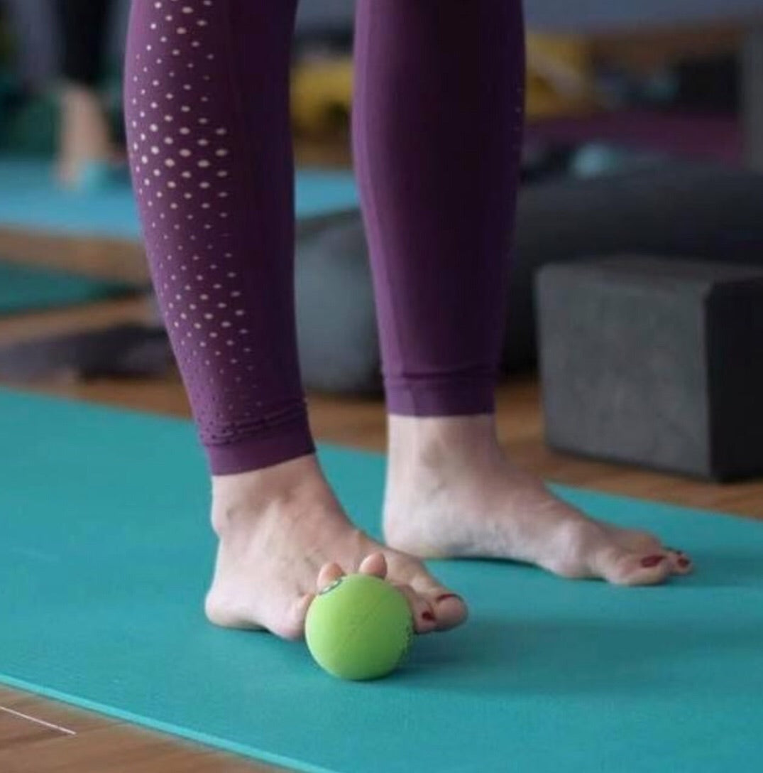 Yoga Tune Up Therapy Ball Pair in Tote - Blue