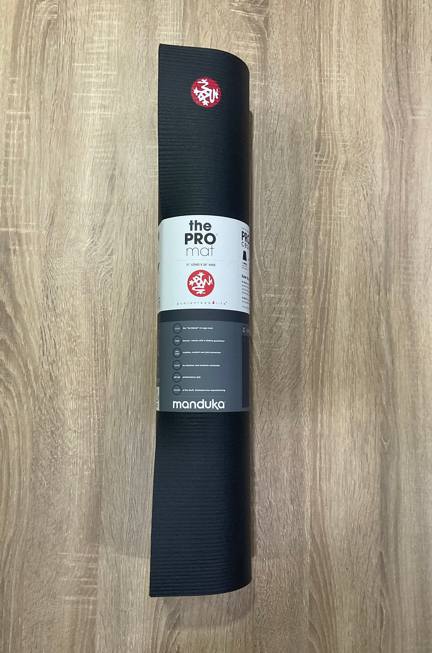 Manduka Pro 71" Yoga Mat 6mm - Hitam