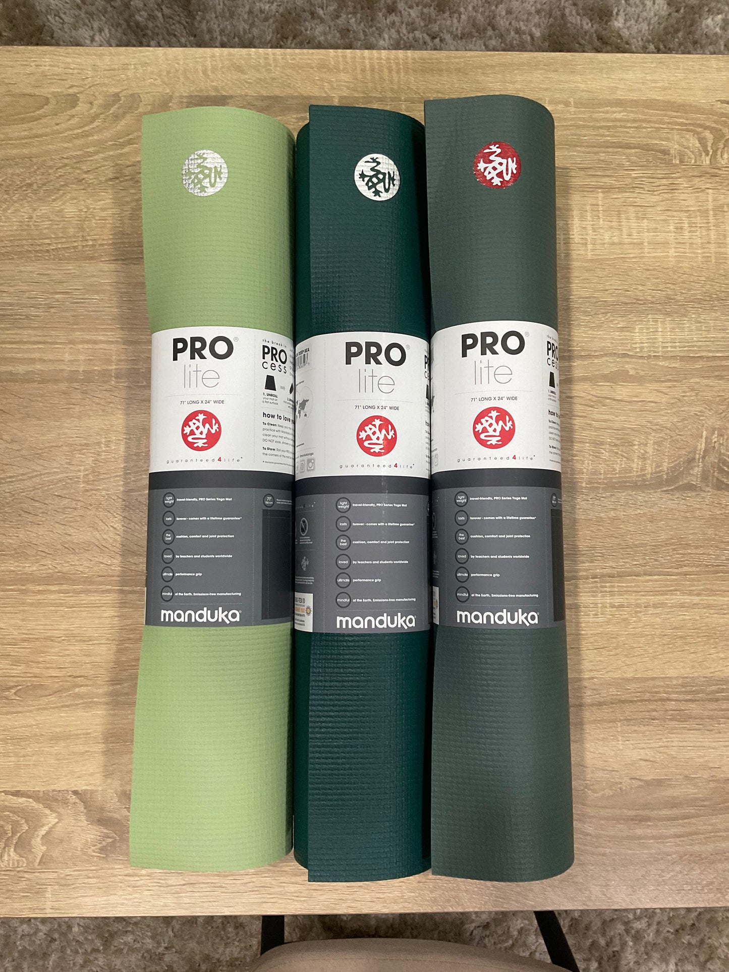 Manduka Prolite 71" Yoga Mat 4.7mm - Black Sage