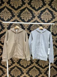 Alo Yoga XS Everyday Full Zip Hoodie - Gravel