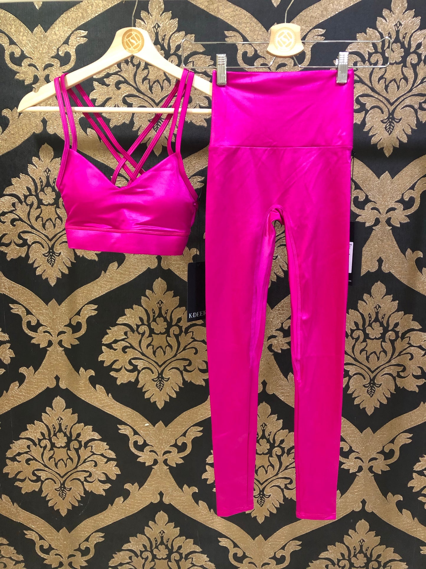 Bra Criss Cross Poles K-Deer XS - Raspberry 